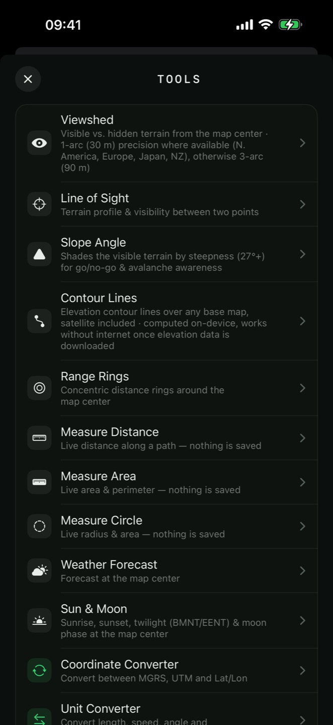 The Tools launcher